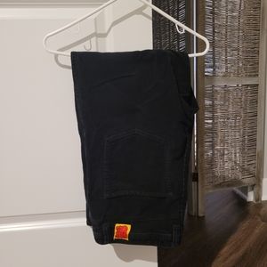 Black empyre corduroy baggy skate pants